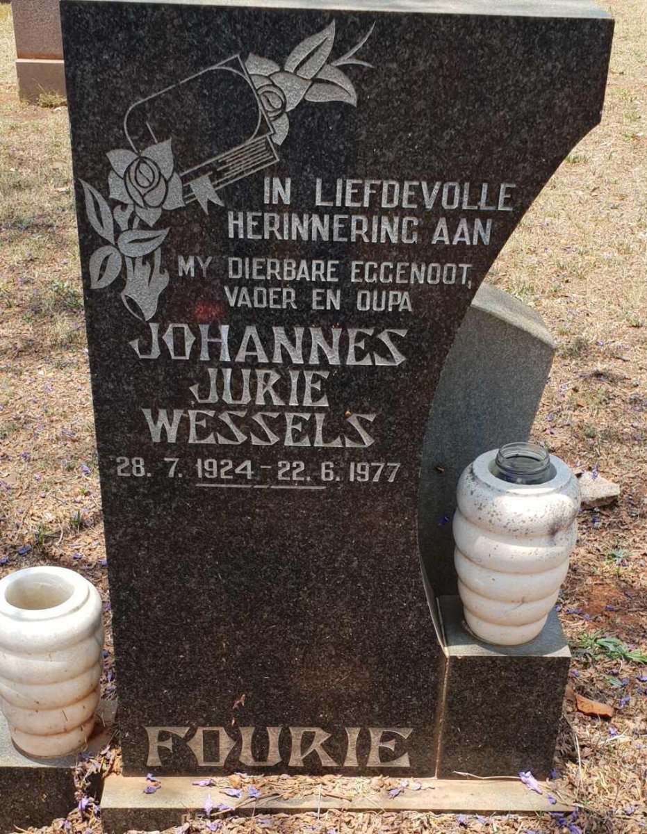 FOURIE Johannes Jurie Wessels 1924-1977