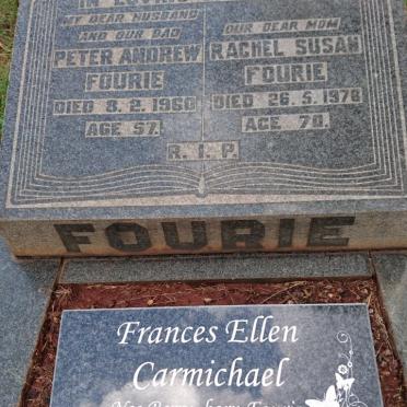 FOURIE Peter Andrew -1960 &amp; Rachel Susan -1978