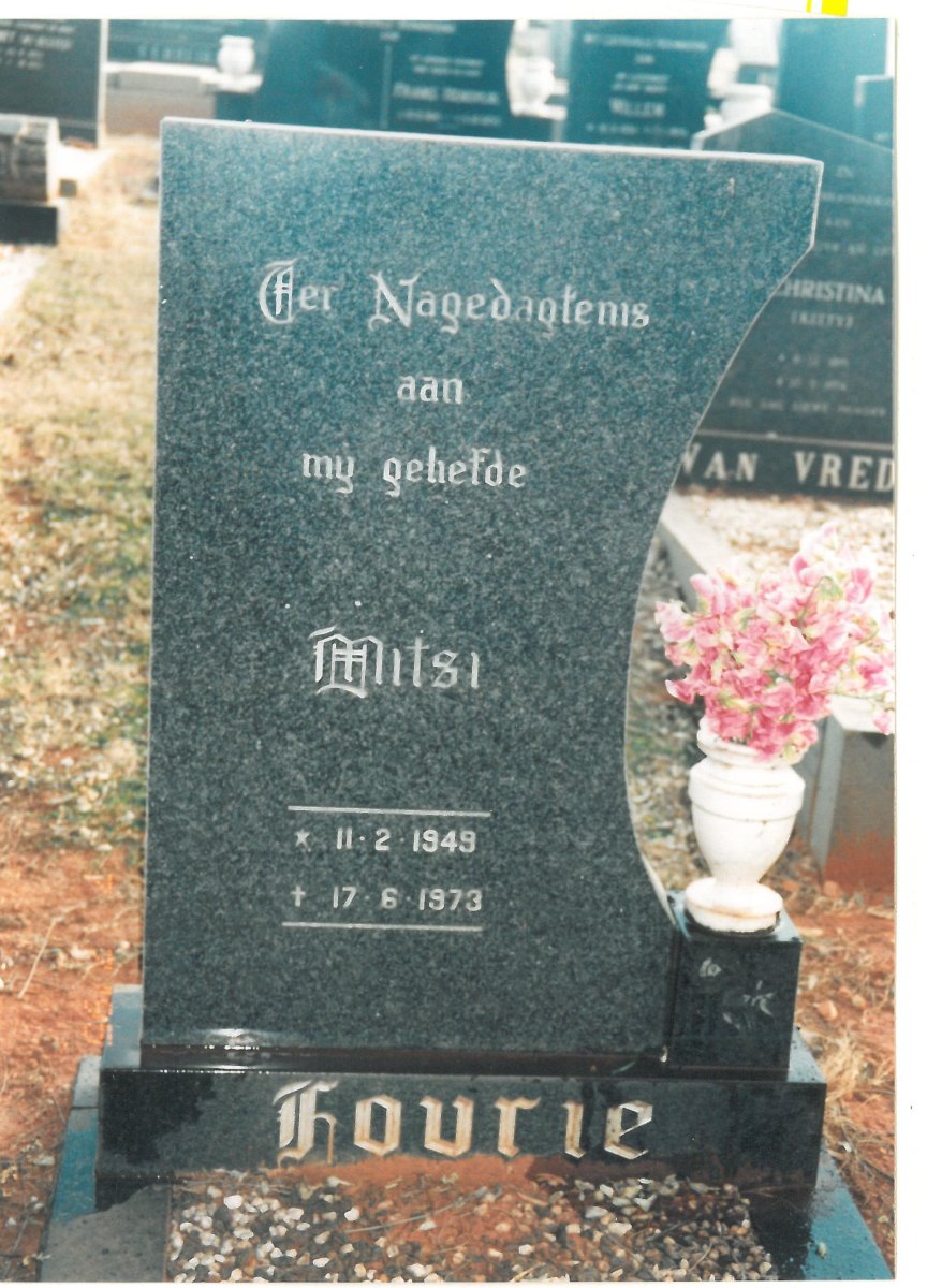 FOURIE Mitsi nee STANDER 1949-1973