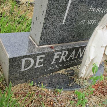FRANCESCHI Yvon, de nee DUROCHER