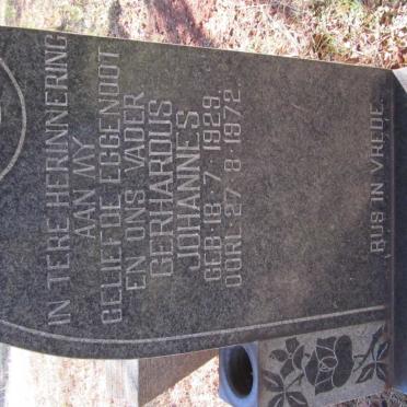 GARBERS Gerhardus Johannes 1929-1972