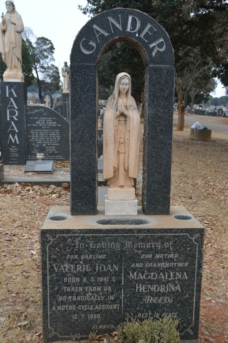 GANDER Magdalena Hendrina nee REED :: GANDER Valerie Joan 1941-1960