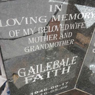 GAILEBALE Faith 1946-2016