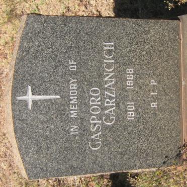 GARZANCICH Gasporo 1901-1966