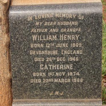 GALE William Henry 1869-1948 &amp; Catherine 1874-1968