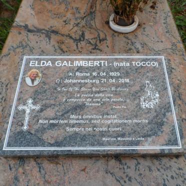 GALIMBERTI Giancarlo 1926-1993 &amp; Elda TOCCO 1929-2018