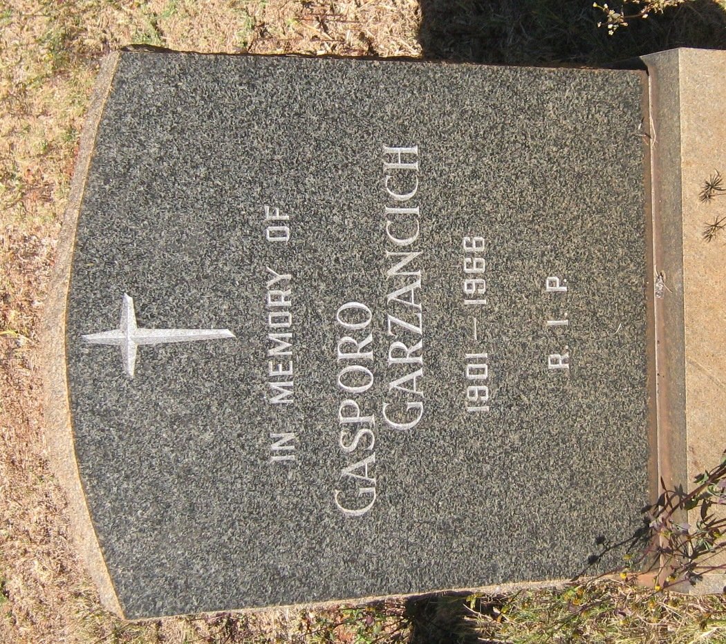 GARZANCICH Gasporo 1901-1966