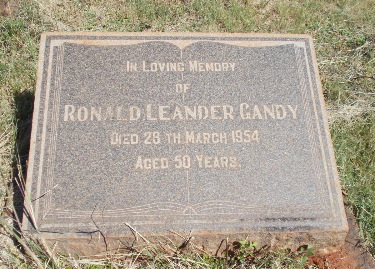GANDY Ronald Leander -1954
