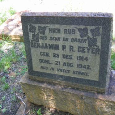 GEYER Benjamin P.R. 1914-1942