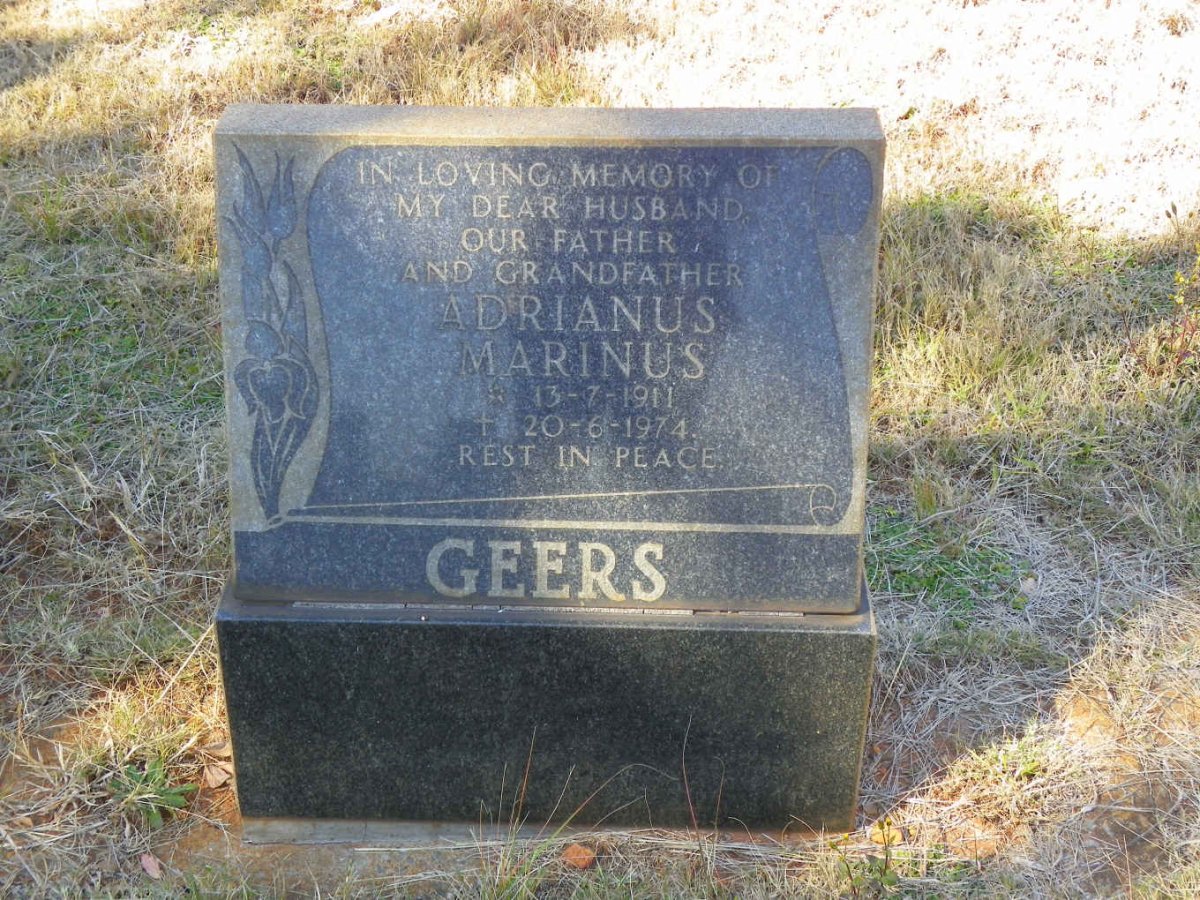 GEERS Adrianus Marinus 1911-1974