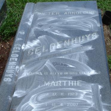 GELDENHUYS Pieter Arnoldus 1919-1981 &amp; Marthie 1923-2007