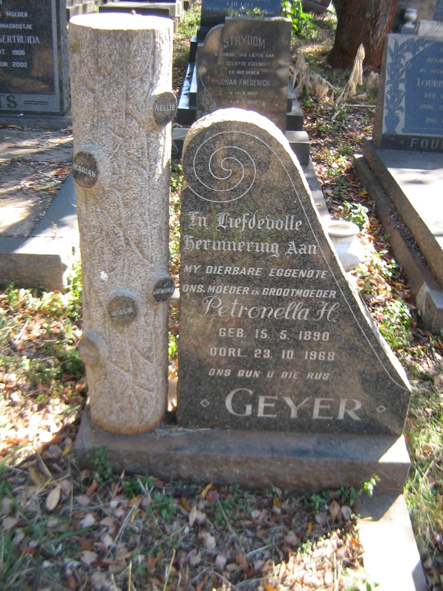GEYER Petronella H. 1890-1968