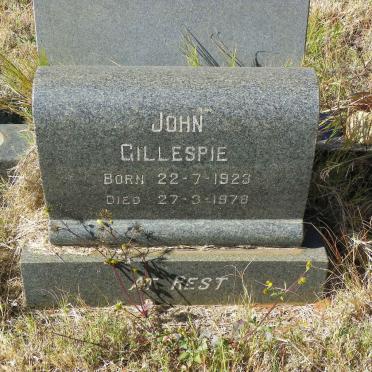 GILLESPIE John 1923-1978