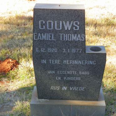 GOUWS Eamiel Thomas 1920-1977