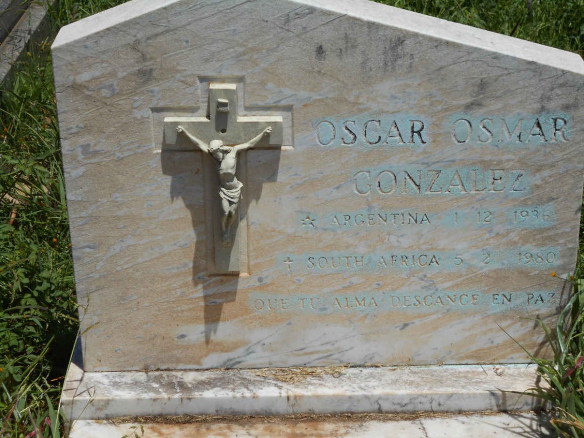 GONZALES Oscar Osmar 1936-1980