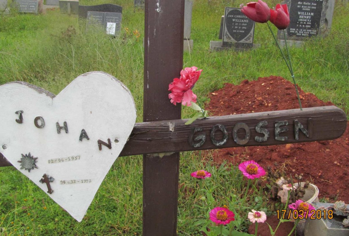 GOOSEN Johan 1957-1992