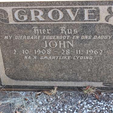 GROVE John 1908-1962