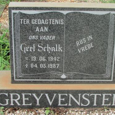 GREYVENSTEIN Gert Schalk 1942-1987