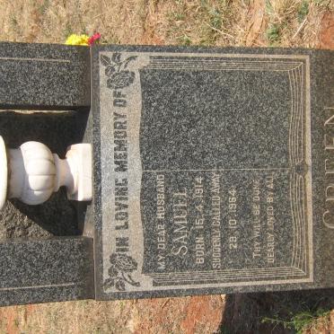GREEN Samuel 1914-1964