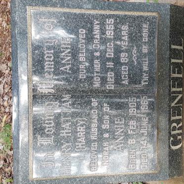 GRENFELL Annie -1955 :: GRENFELL Henry Hattam 1905-1965
