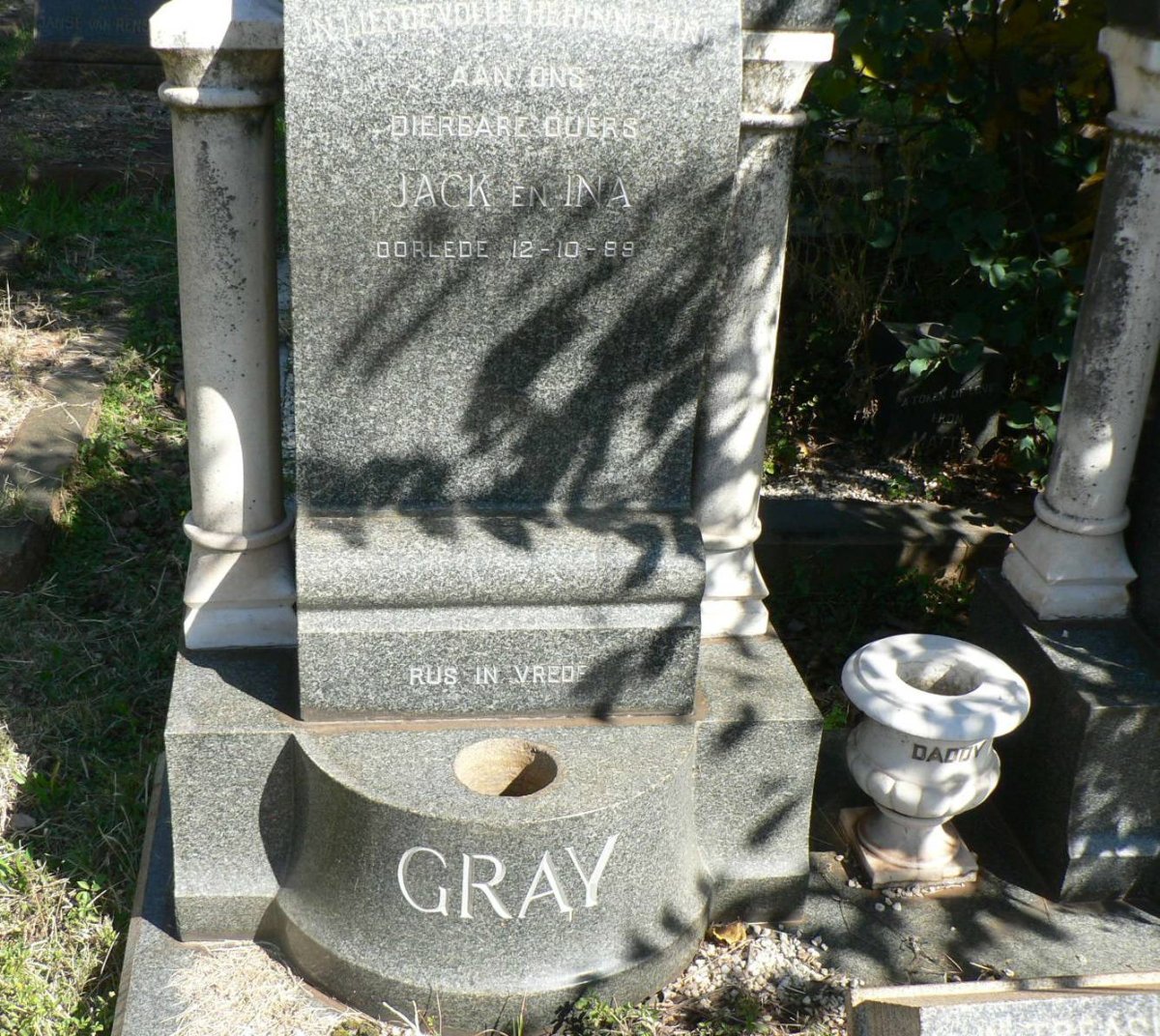 GRAY Jack -1989 &amp; Ina -1989