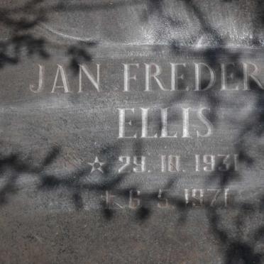 GROENEWALD Jan Frederik Ellis 1931-1971