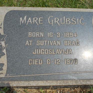 GRUBSIC Mare 1894-1970