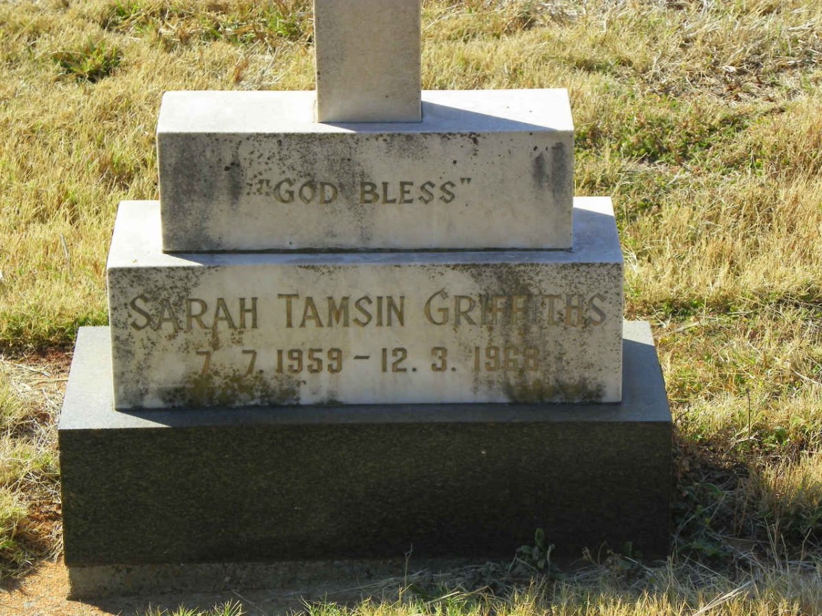 GRIFFITHS Sarah Tamsin 1959-1968