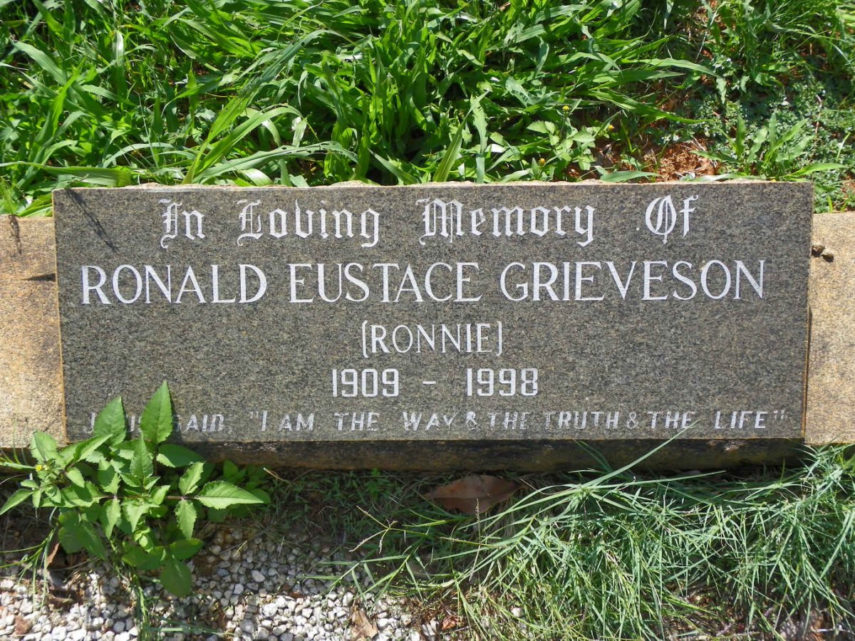 GRIEVESON Ronald Eustace 1909-1998 &amp; Helen Elizabeth 1917-1990 :: GRIEVESON Georgina Elizabeth 1949-1960