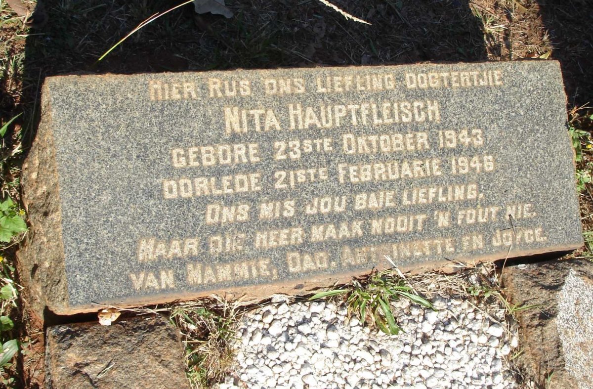 HAUPTFLEISCH Nita 1943-1946