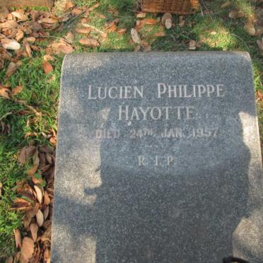 HAYOTTE Lucien Philippe -1957