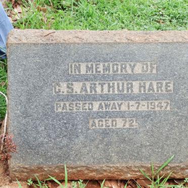 HARE G.S. Arthur -1947