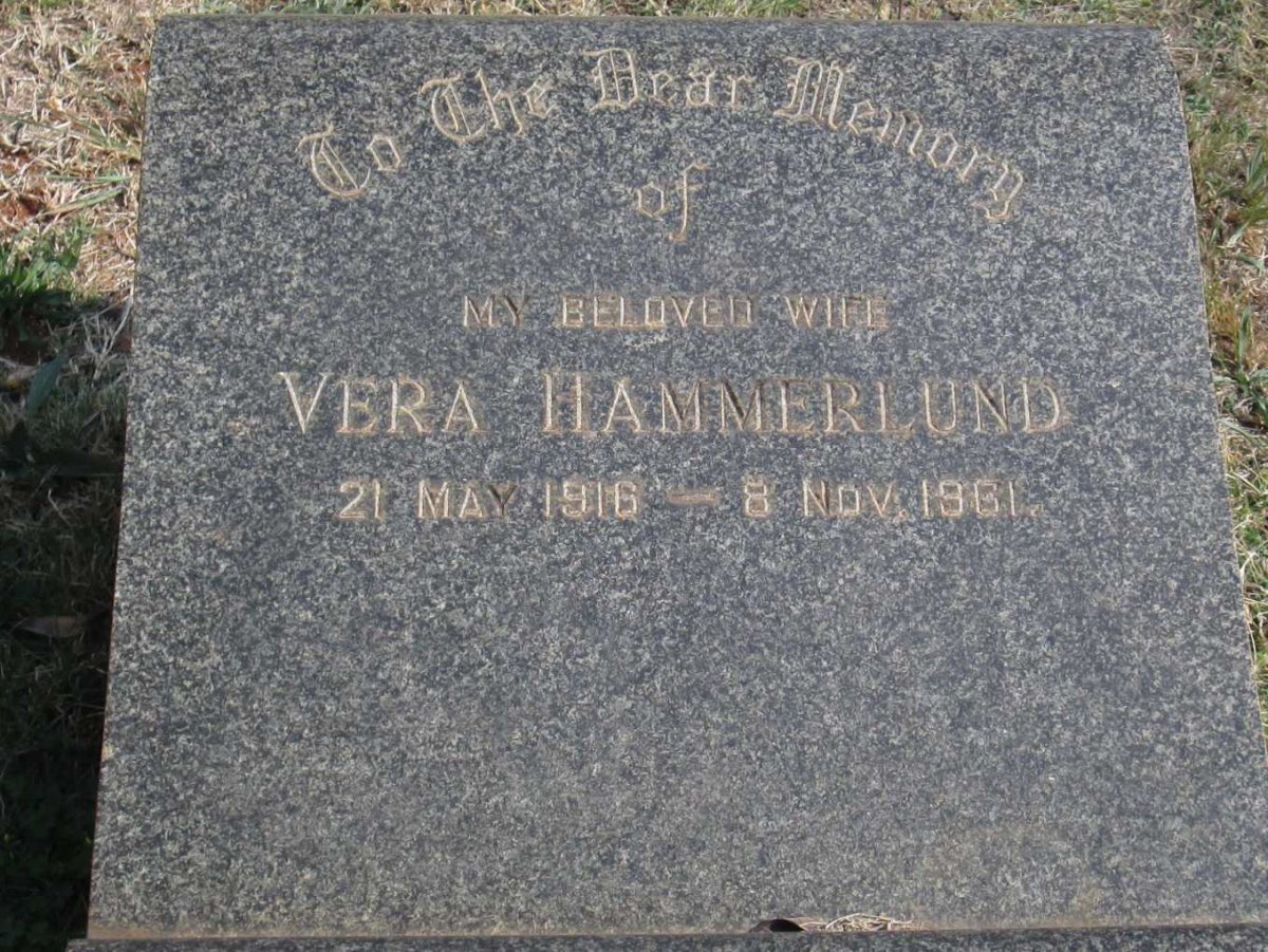 HAMMERLUND Vera 1916-1961