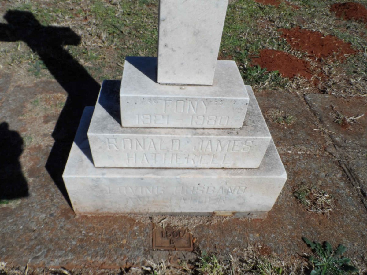 HATHERELL Ronald James 1921-1980