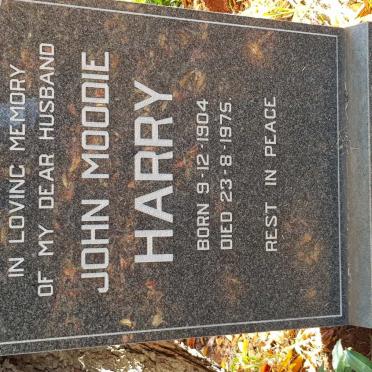 HARRY John Moodie 1904-1975