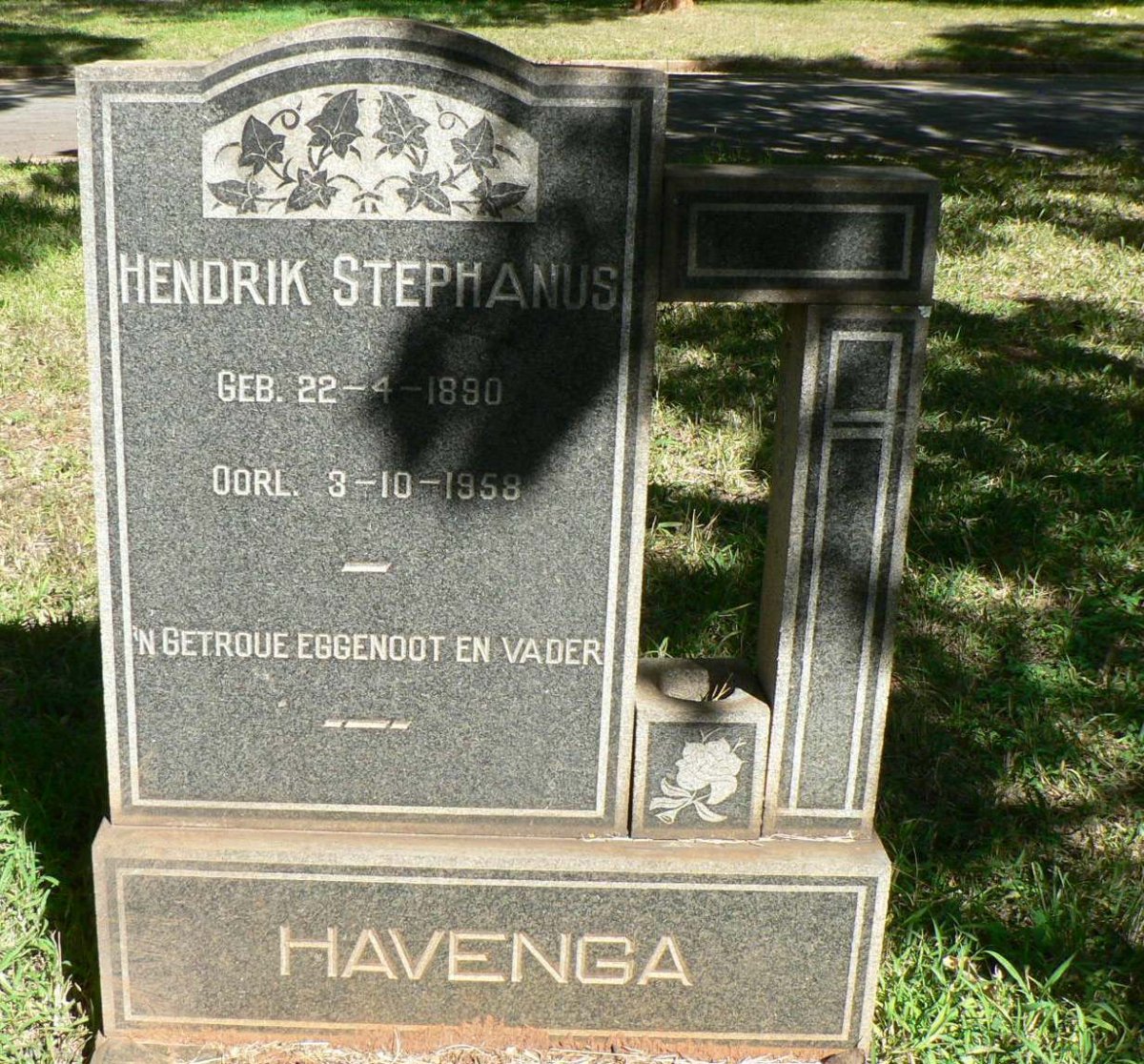 HAVENGA Hendrik Stephanus 1890-1958