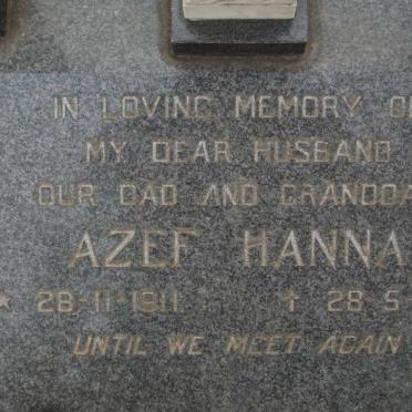HANNA Azef 1911-1976
