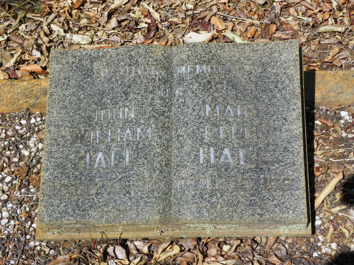 HALL John William -1964 &amp; Mary Ellen -1952