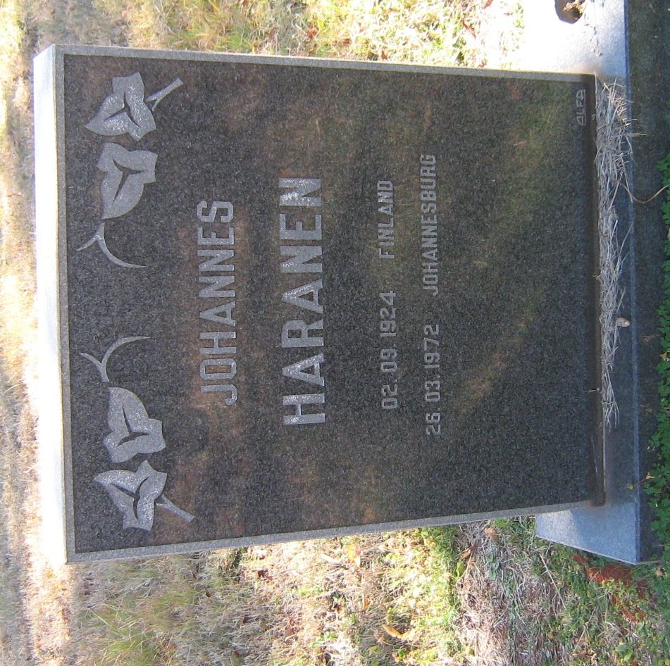 HARANEN Johannes 1924-1972