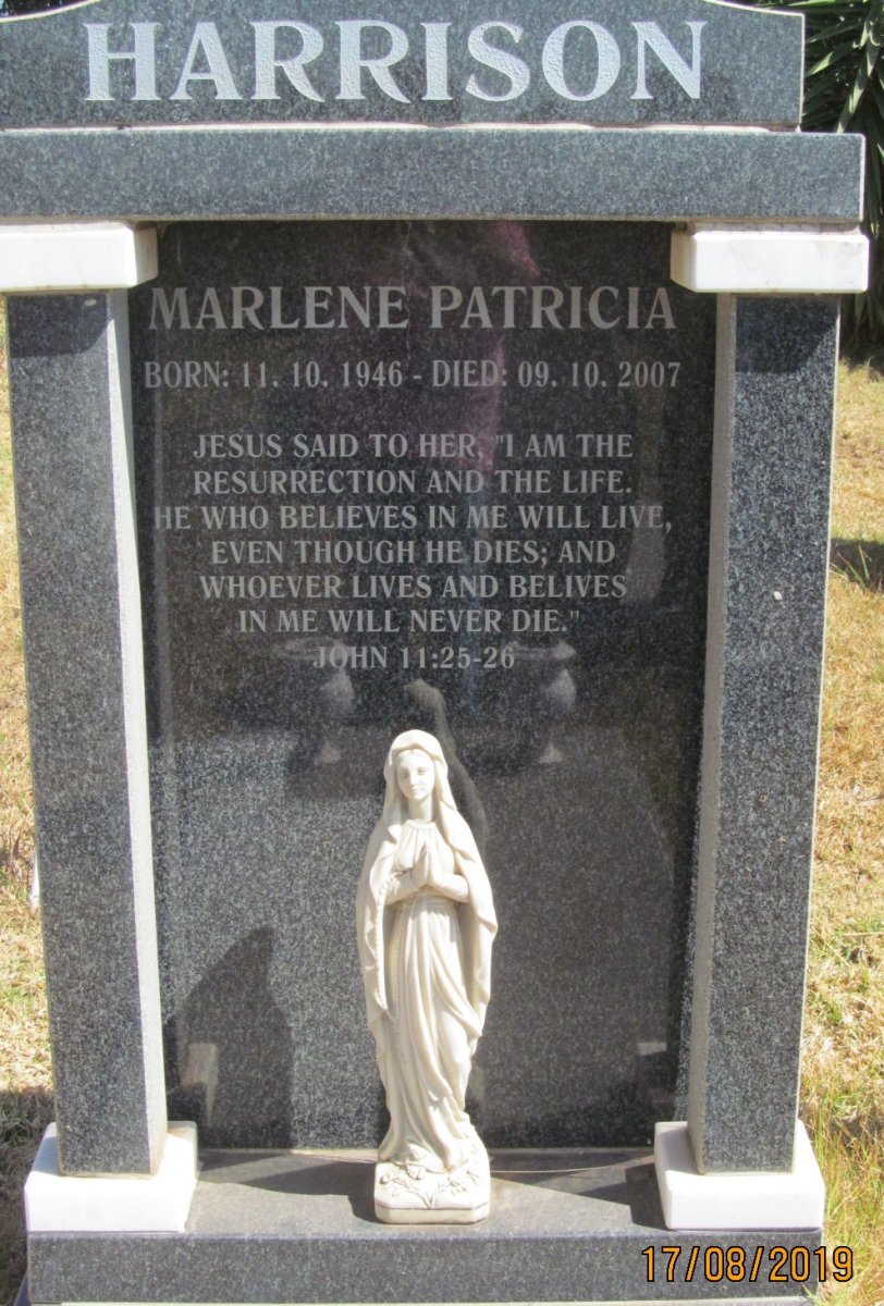 HARRISON Marlene Patricia 1946-2007