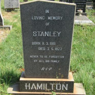 HAMILTON Stanley 1919-1977