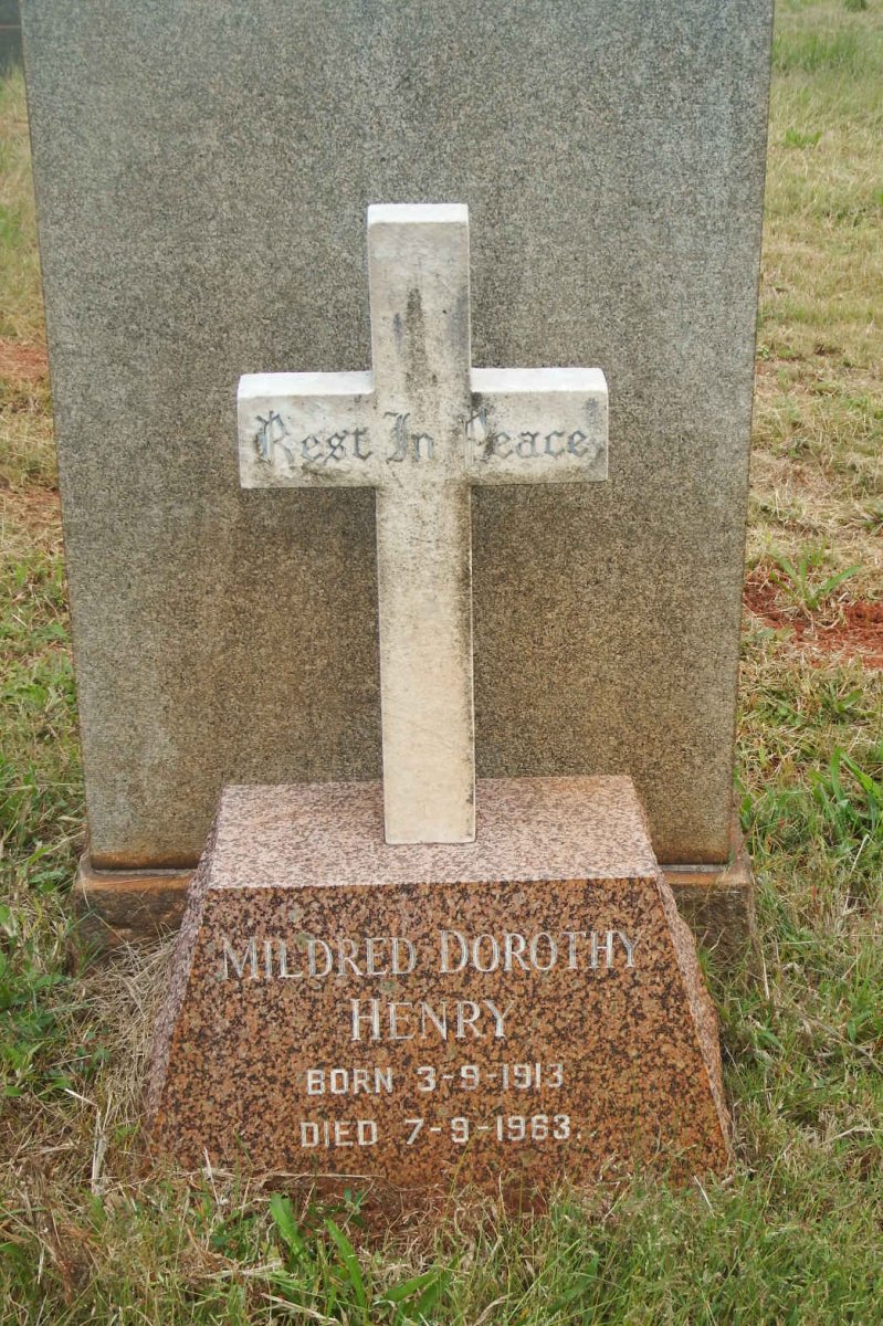 HENRY Mildred Dorothy 1913-1963