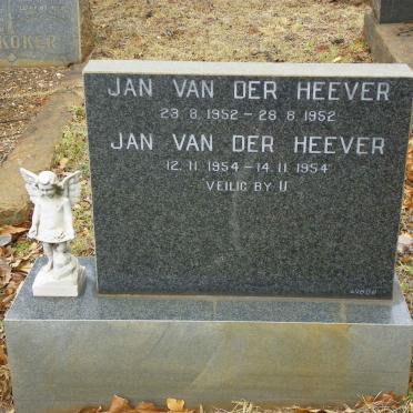 HEEVER Jan, van der 1952-1952 :: VAN DER HEEVER Jan 1954-1954
