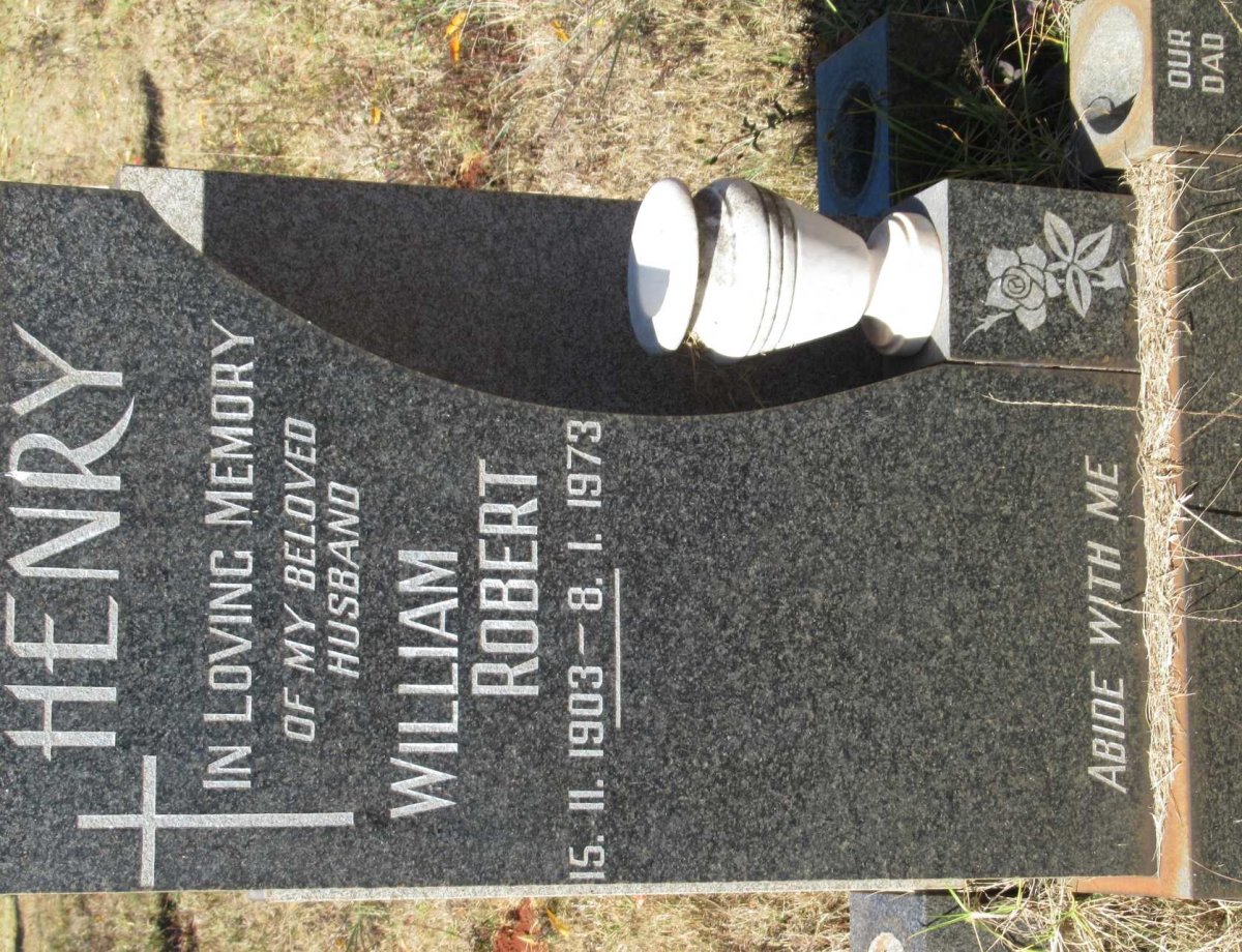 HENRY William Robert 1903-1973