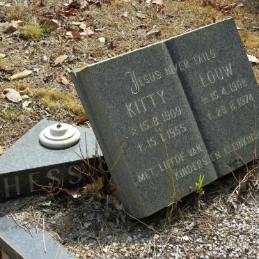 HESS Louw 1908-1974 &amp; Kitty 1909-1955