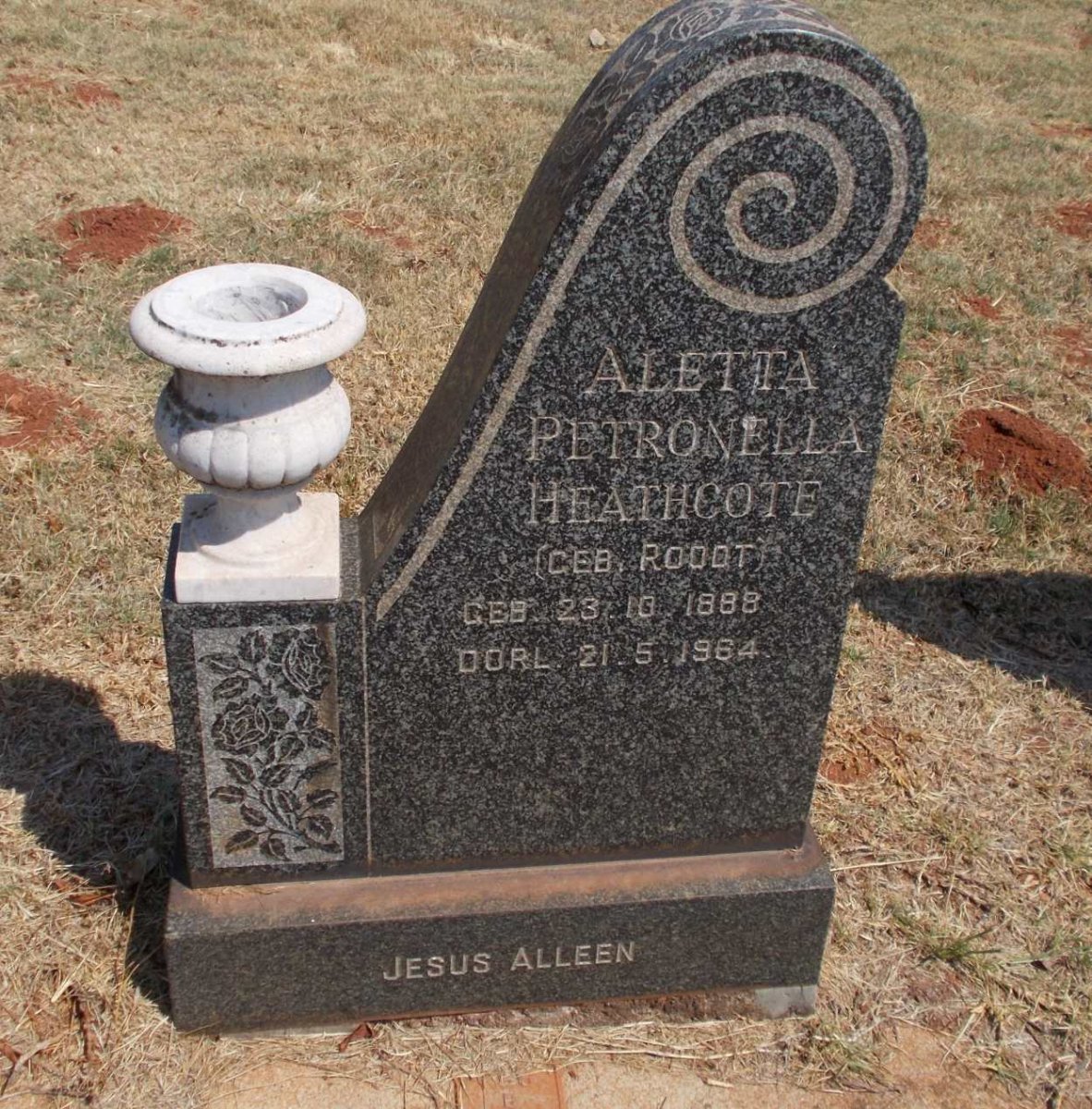 HEATHCOTE Aletta Petronella nee ROODT 1888-1964