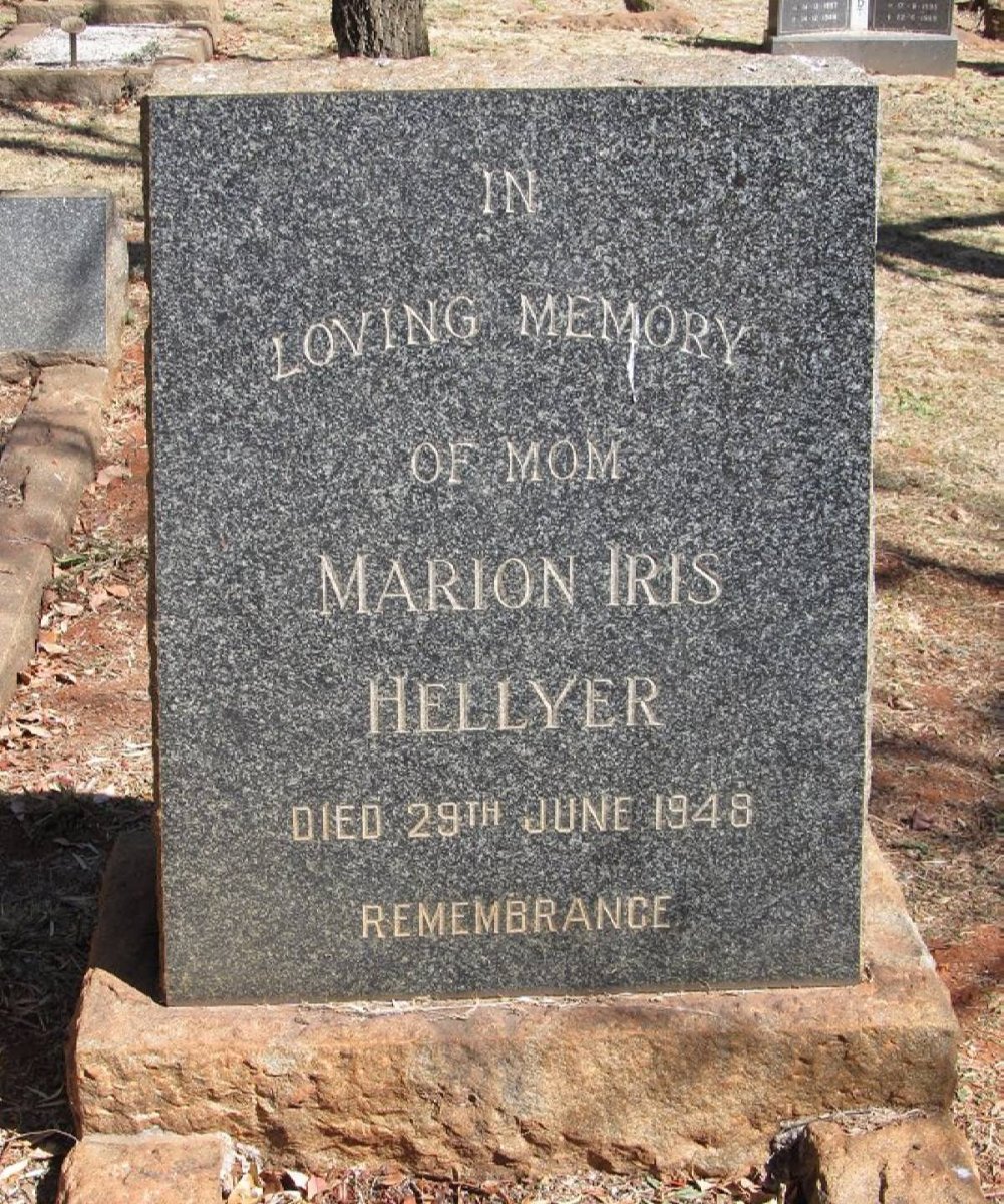 HELLYER Marion Iris -1948