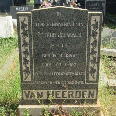 HEERDEN Petrus Johannes, van 1948-1971