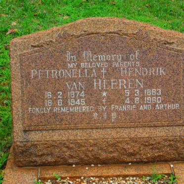 HEERDEN Hendrik van, 1883-1960 &amp; Petronella 1874-1945