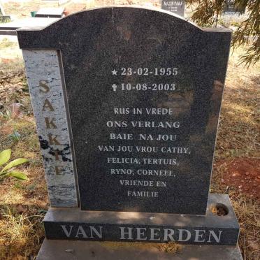 HEERDEN Sakkie, van 1955-2003
